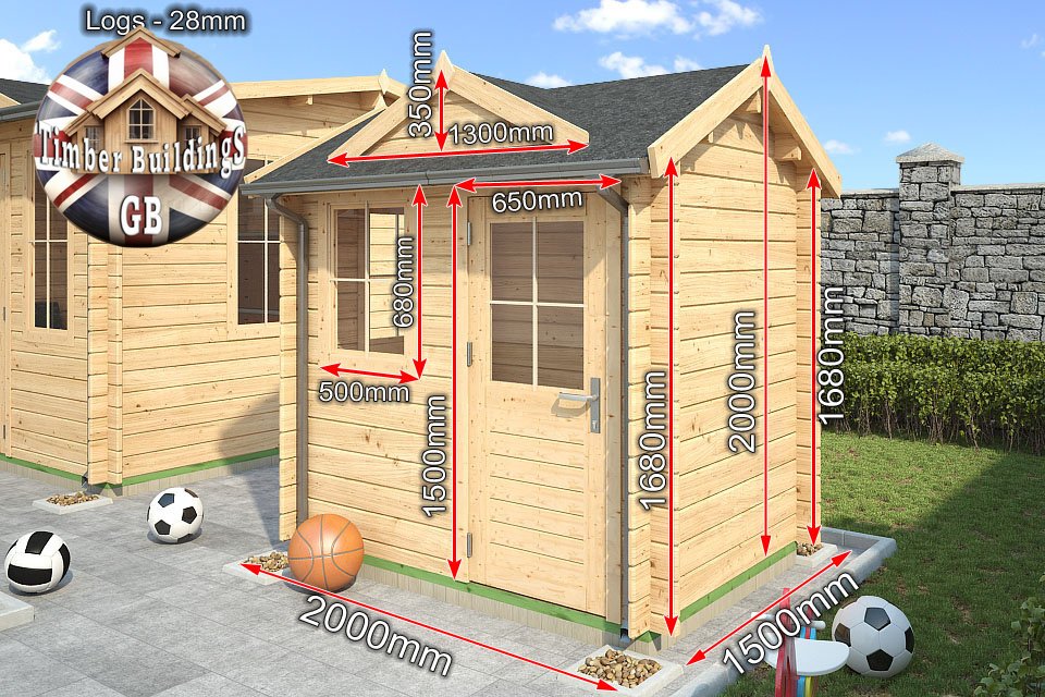 little-gringley-bespoke-clock-house-houses-log-cabin-cabins-garden-office-offices-gym-classroom-classrooms-workshop-workshops-studio-studios-pine-quality-eco-environment-low-carbon-footprint-natural-friendly-year-round-40mm-70mm-twinskin-twinskins-twin-skins-skin-doubleglazed-double-glazed-glazing-door-outdoor-storage-retreat-28mm-floor-19mm-roof-2m-x-1.5m-room-timber-wood-interlocking-multi-purpose-small-permitted-development-under-2.5m-playhouse-play-house-6